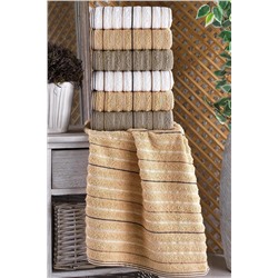 Binnur Home Gold 50x90 Cm 6 Lı Antibakteriyel El Ve Yüz Havlusu | Pamuklu 153-99-0022
