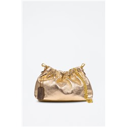 Bandolera de piel Ascea - Dorado