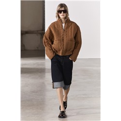 ZW COLLECTION FADED-EFFECT PUFFER JACKET