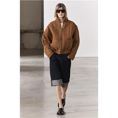 ZW COLLECTION FADED-EFFECT PUFFER JACKET
