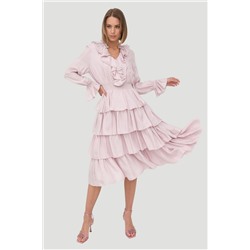 Vestido avolantado Rosa