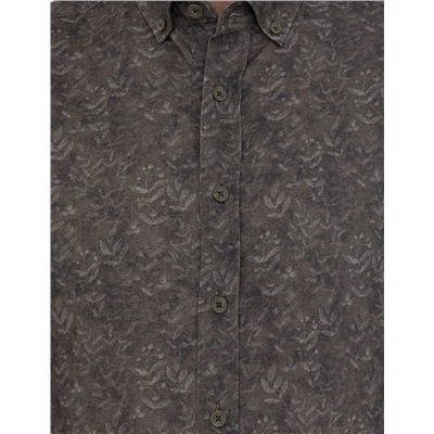 Haki Slim Fit Uzun Kollu Gömlek
