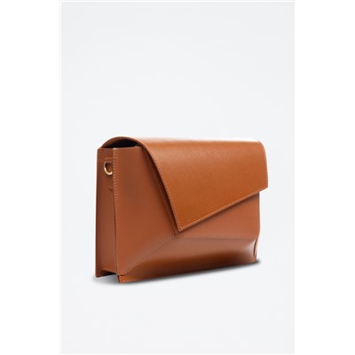 Bandolera de piel Arena - Camel