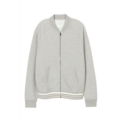 Sudadera Gris claro jaspeado