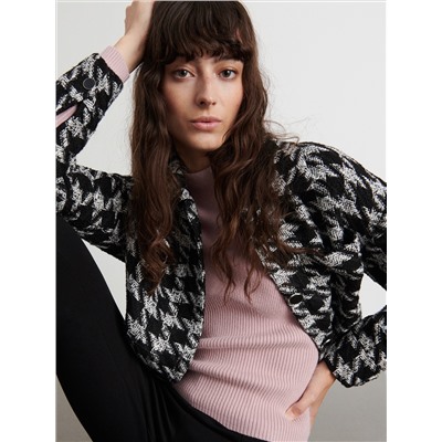 Pullover aus geripptem Strickstoff