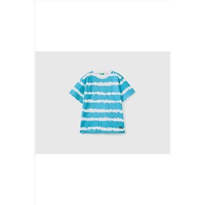 United Colors of BenettonErkek Çocuk Batik Desenli Penye T-Shirt