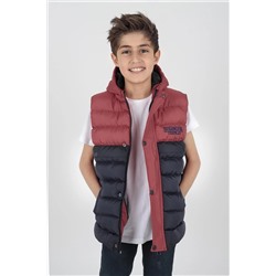 AHENGİM Kids Erkek Çocuk Yelek Erkek Çocuk Şişme Yelek Stanger Nakışlı Ak216162 1-2-10001089
