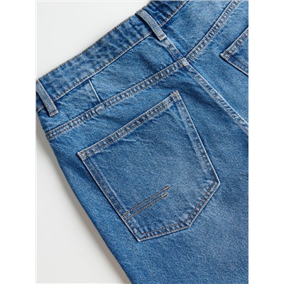 Shorts im Regular-Fit aus Denim