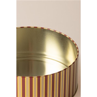 Louise Yuvarlak Metal Kutu Orta