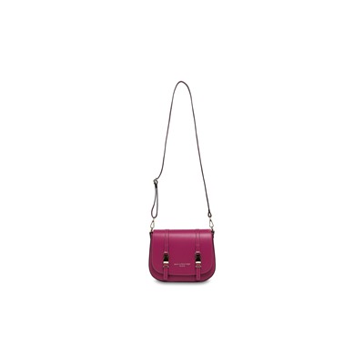 Bandolera de piel Tex Violeta