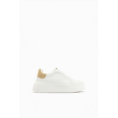 ZAPATILLAS DEPORTIVAS BAMBA PIEL PLATAFORMA