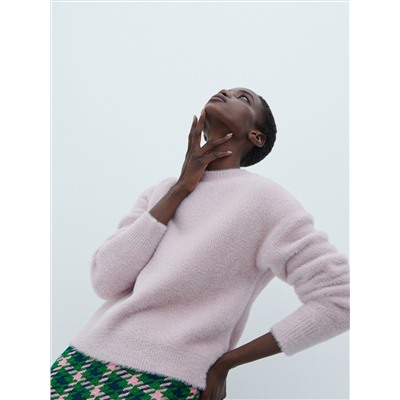 Pullover aus weichem Strickstoff