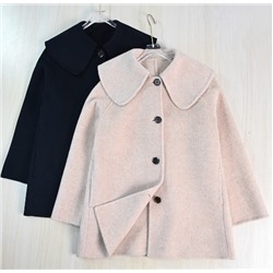 Однобортное свободное шерстяное пальто CO*S