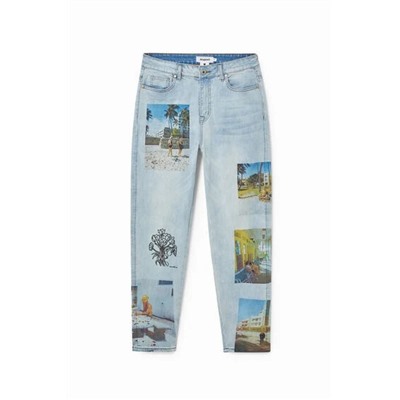 Jean unisex recto South Beach