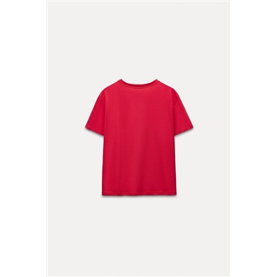 T-SHIRT WITH SLOGAN