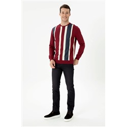 Erkek Bordo Sweatshirt