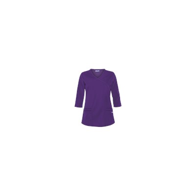 Butter-Soft Scrubs by UA™ 3/4 Sleeve Mock Wrap Top