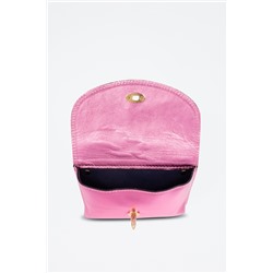 Bandolera de piel Aquilonia - Rosa