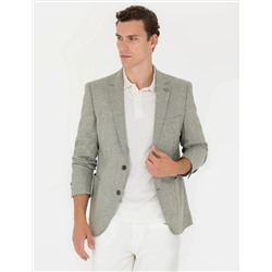 Haki Ex. Slim Fit Ceket