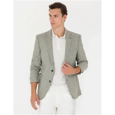 Haki Ex. Slim Fit Ceket