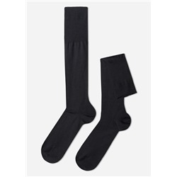 Lange Herrensocken mit Fil d‘Ecosse