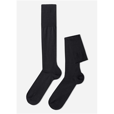 Lange Herrensocken mit Fil d‘Ecosse