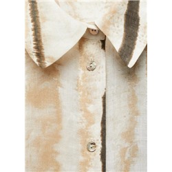 Camisa 100% ramio estampada