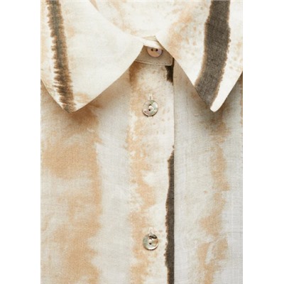 Camisa 100% ramio estampada