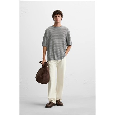 CAMISETA CÁÑAMO - VISCOSA RAYAS