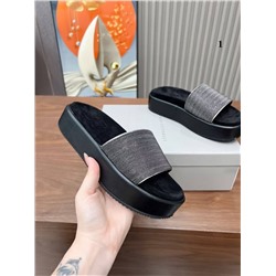 Женские шлепки на платформе Brunell*o Cucinell*i 🤩   Реплика 1:1