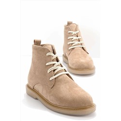 Bambi Camel Süet Kadın Bot & Bootie K02192140102
