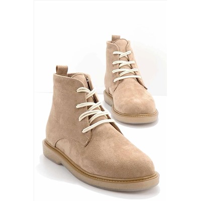 Bambi Camel Süet Kadın Bot & Bootie K02192140102