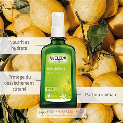 Weleda Citrus Huile Vivifiante 100ml