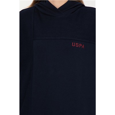 Kadın Lacivert Kapüşonlu Sweatshirt