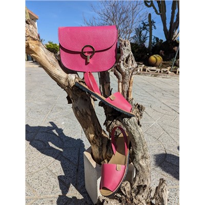 AB. Zapatos 320 FUXIA+Pelle Djuli FUXIA
