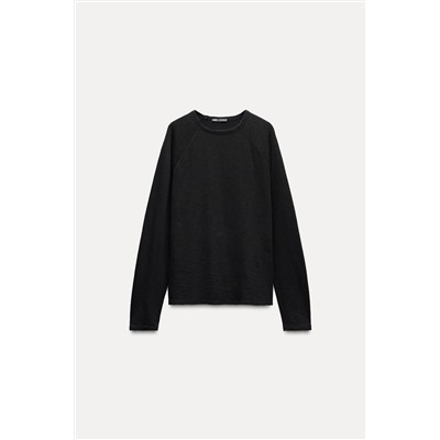 LONG SLEEVE COTTON T-SHIRT