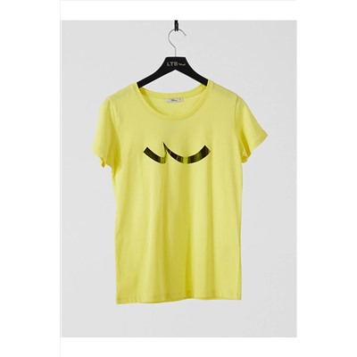Ltb Kadın SARI T-SHIRT 012208026660890000