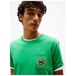 Nautical Flag Logo Pocket T-Shirt