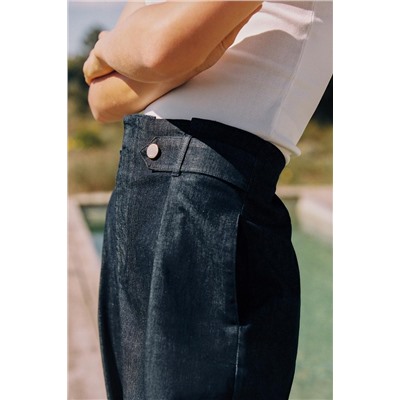 WIDE-LEG PAPERBAG TROUSERS