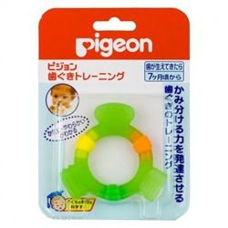 PIGEON Прорезыватель обучающий Teether step от 7 мес Кольцо с релиефными элементами
