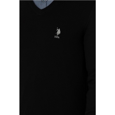 Erkek Siyah Basic Kazak