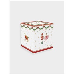 Банка для продуктов, фарфор P, белая, Щелкунчик и фея, Magie de Noel