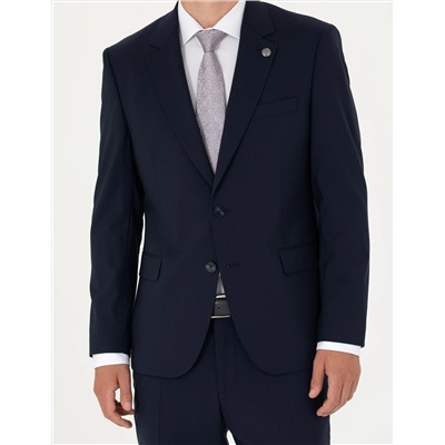 Lacivert Slim Fit Takım Elbise