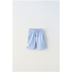 RIBBED JOGGING BERMUDA SHORTS