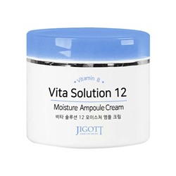 JIGOTT VITA SOLUTION 12 MOISTURE AMPOULE CREAM Ампульный крем для лица 100мл