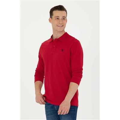 Erkek Kırmızı Basic Sweatshirt