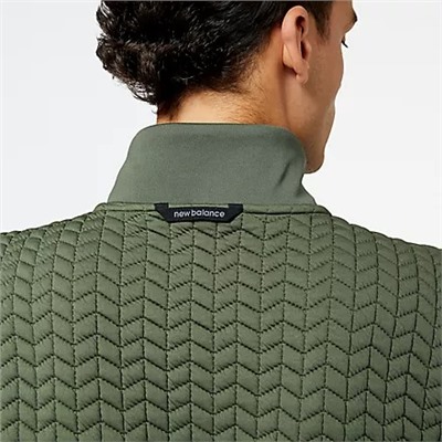 Men's NB Heatloft 1/4 Button Snap Top