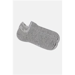 Avva Erkek Gri Sneaker Çorap B008553