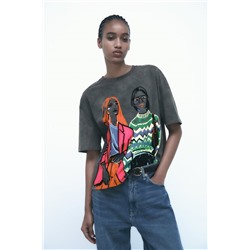 GIRLS PRINT T-SHIRT