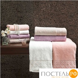 T1210T10151181 Полотенце Tivolyo Home OLIVIA кремовый 50X100